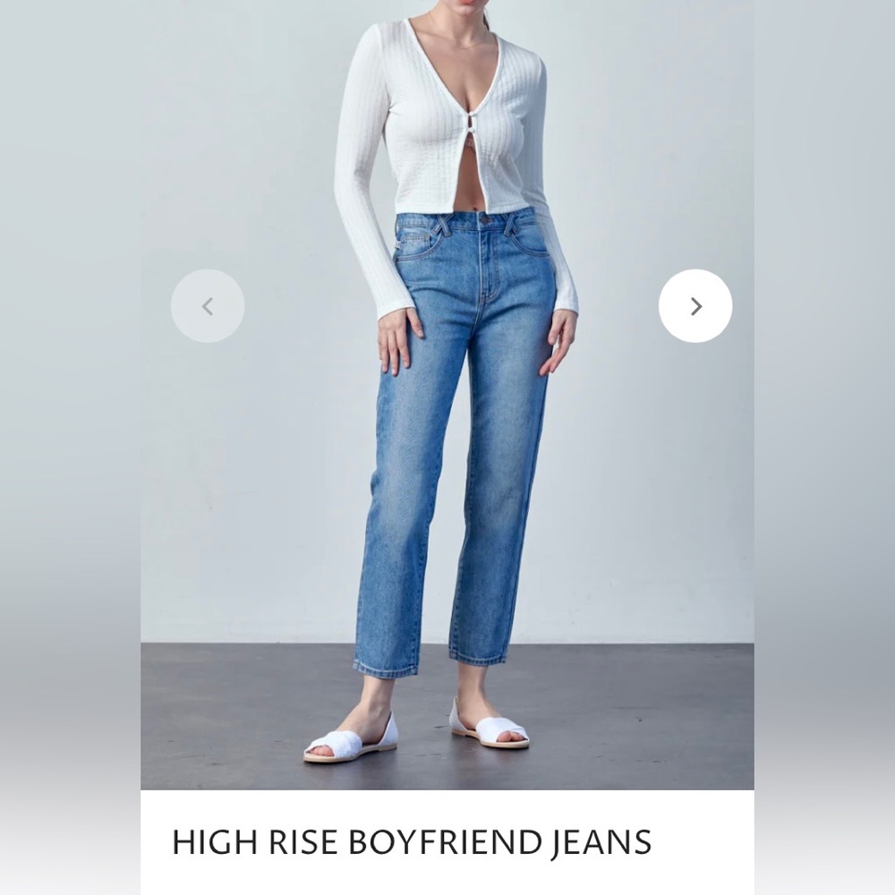 Muselooks High Rise Boyfriend Jeans